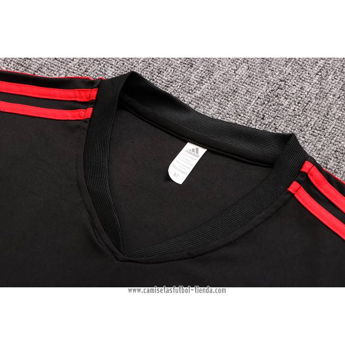 Chandal del Manchester United 2022 2023 Manga Corta Negro